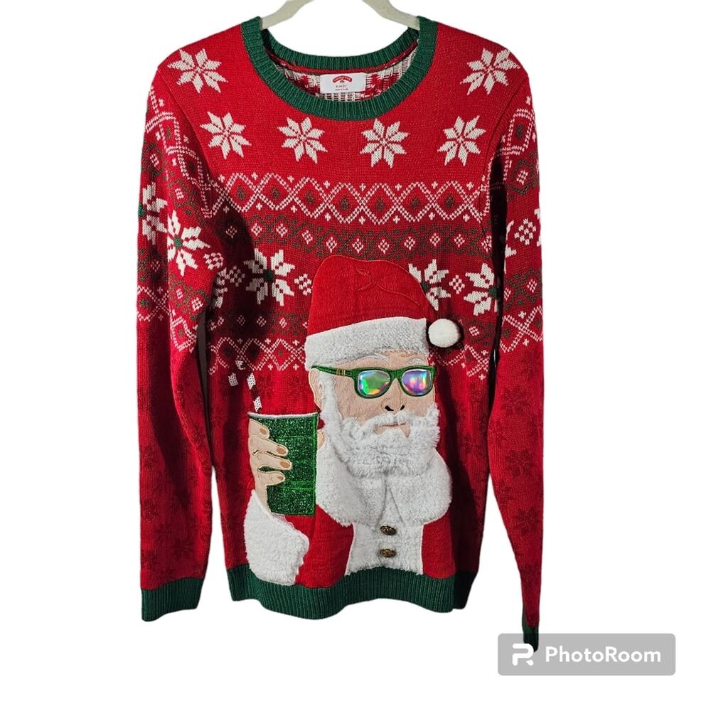 Holiday Time  Unisex Ugly Christmas Sweater NWT Size Small 34-36